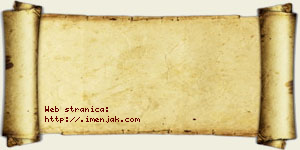 Mina Mališananin vizit kartica